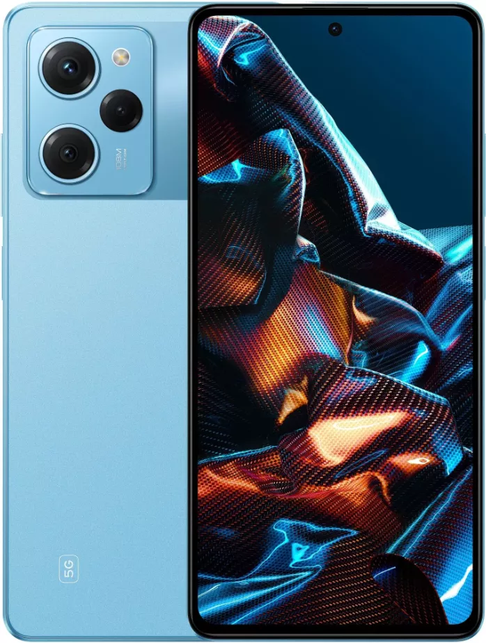 Смартфон Xiaomi Poco X5 Pro 5G, 8.256Гб Global, Dual SIM (nano-SIM), голубой
